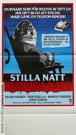 Black Christmas 1974 movie poster Olivia Hussey Keir Dullea Bob Clark Holiday