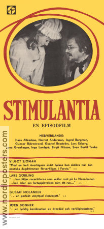 Stimulantia 1967 movie poster Harriet Andersson Hans Alfredson Gunnel Broström Ingrid Bergman Sven-Bertil Taube Ingmar Bergman