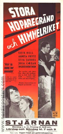 Stora Hoparegränd och himmelriket 1949 movie poster Erik Hell Stig Järrel Agneta Prytz Ingrid Borthen Gösta Folke Find more: Stockholm