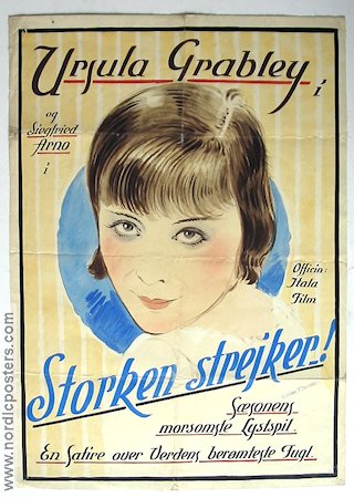 Storken strejker 1931 movie poster Ursula Grabley