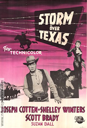 Untamed Frontier 1953 movie poster Joseph Cotten Shelley Winters