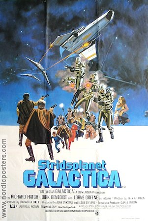 Battlestar Galactica 1976 poster Richard Hatch