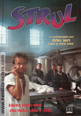 Strul 1988 movie poster Björn Skifs Jonas Frick