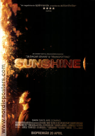 Sunshine 2007 poster Cillian Murphy Danny Boyle