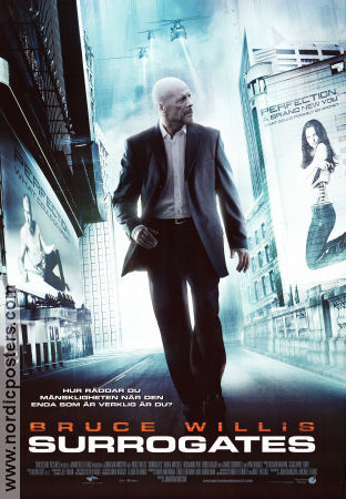 Surrogates 2009 movie poster Bruce Willis Radha Mitchell Ving Rhames Jonathan Mostow