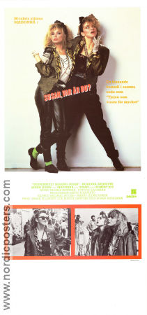 Desperately Seeking Susan 1985 movie poster Madonna Rosanna Arquette Aidan Quinn Susan Seidelman