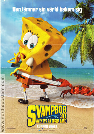 The SpongeBob Movie: Sponge Out of Water 2015 movie poster Tom Kenny Paul Tibbitt Animation From TV