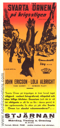 Oregon Passage 1957 movie poster John Ericson Lola Albright Toni Gerry Paul Landres