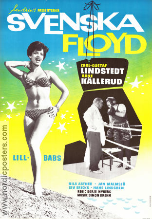 Svenska Floyd 1961 poster Lill-Babs Börje Nyberg