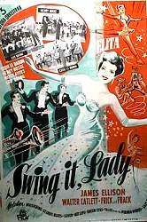 Lady Let´s Dance 1947 movie poster Eddie LeBaron James Ellison