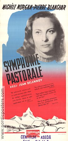 Symphonie Pastorale 1946 movie poster Michele Morgan