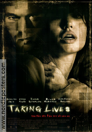 Taking Lives 2004 poster Angelina Jolie DJ Caruso