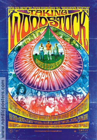 Taking Woodstock 2009 movie poster Demetri Martin Henry Goodman Edward Hibbert Ang Lee Rock and pop