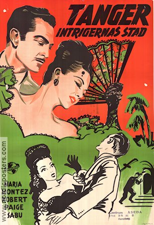 Tangier 1946 movie poster Maria Montez Robert Paige
