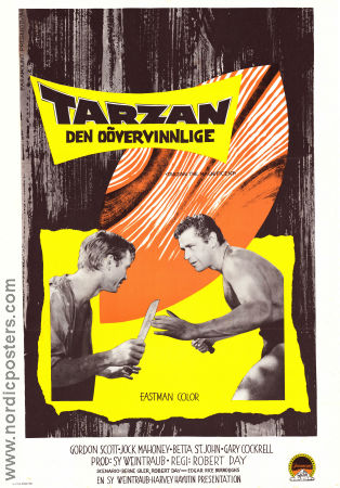Tarzan the Magnificent 1960 poster Gordon Scott Robert Day