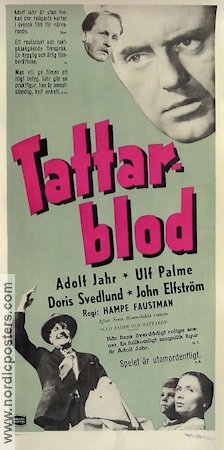 Gud fader och tattaren 1954 movie poster Ulf Palme Adolf Jahr Doris Svedlund Jan Malmsjö John Elfström Hampe Faustman