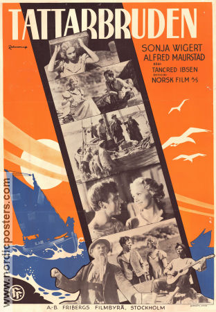 Fant 1937 movie poster Sonja Wigert Alfred Maurstad Lars Tvinde Guri Stormoen Tancred Ibsen Writer: Gabriel Scott Norway
