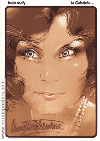 Teatr Maly Narodowy 1976 poster Find more: Teater Poster from: Poland Artistic posters