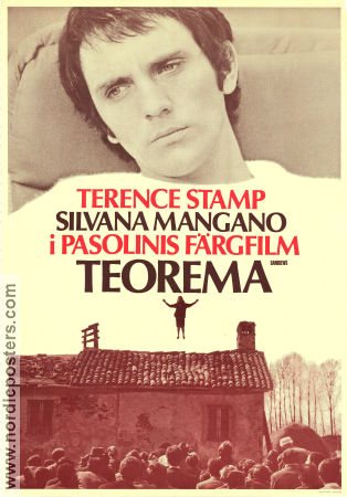 Teorema 1968 movie poster Silvana Mangano Terence Stamp Massimo Girotti Pier Paolo Pasolini