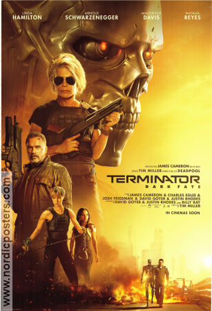 Terminator: Dark Fate 2019 movie poster Linda Hamilton Arnold Schwarzenegger Mackenzie Davis Tim Miller Find more: Terminator
