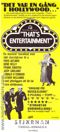 That´s Entertainment! 1974 movie poster Fred Astaire Gene Kelly Bing Crosby Jack Haley Jr Musicals