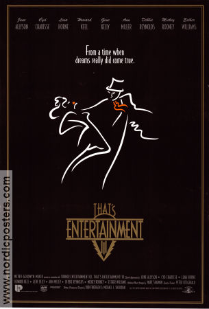 That´s Entertainment! III 1994 movie poster Gene Kelly Musicals Dance Documentaries