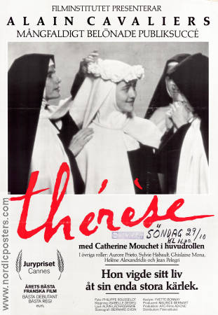 Thérese 1986 poster Catherine Mouchet Alain Cavalier