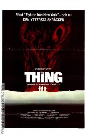 The Thing 1982 poster Kurt Russell John Carpenter