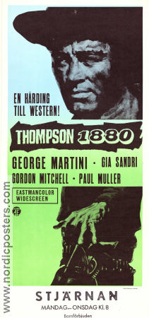 Thompson 1880 1966 movie poster George Martin Gia Sandri José Bodalo Guido Zurli