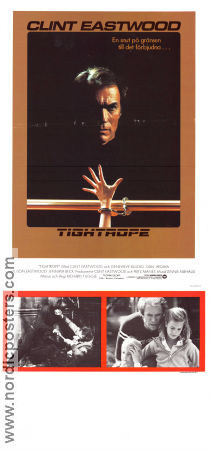 Tightrope 1984 movie poster Clint Eastwood Genevieve Bujold Dan Hedaya Richard Tuggle