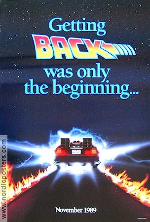 Back to the Future Part II 1989 poster Michael J Fox Robert Zemeckis