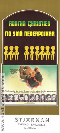 Ten Little Indians 1974 movie poster Oliver Reed Elke Sommer Richard Attenborough Peter Collinson Writer: Agatha Christie