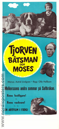 Tjorven Båtsman och Moses 1964 poster Maria Johansson Olle Hellbom