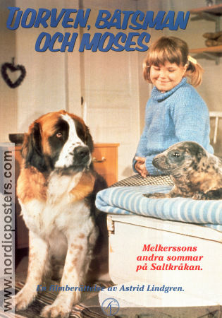 Tjorven Båtsman och Moses 1964 movie poster Maria Johansson Olle Hellbom Find more: Saltkråkan Writer: Astrid Lindgren Dogs From TV