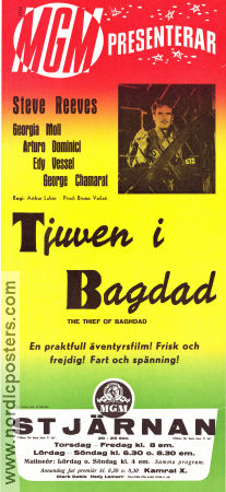 Il ladro di Bagdad 1961 movie poster Steve Reeves Giorgia Moll Arturo Dominici Arthur Lubin