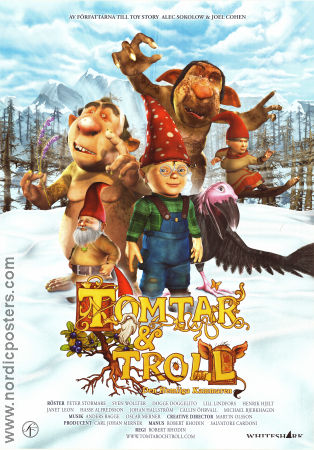 Tomtar och troll 2009 movie poster Robert Rhodin Animation