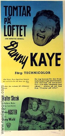 The Inspector General 1949 poster Danny Kaye Henry Koster