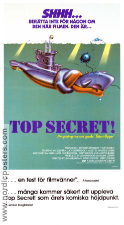 Top Secret! 1984 poster Val Kilmer Jim Abrahams
