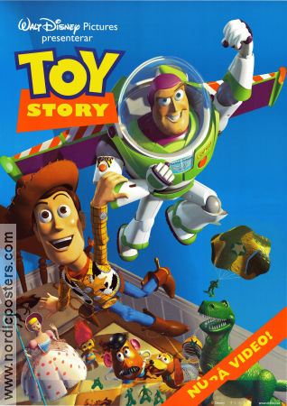 Toy Story VHS 1995 poster Tom Hanks John Lasseter