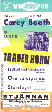 Trader Horn 1931 movie poster Harry Carey Edwina Booth Duncan Renaldo WS Van Dyke Find more: Africa