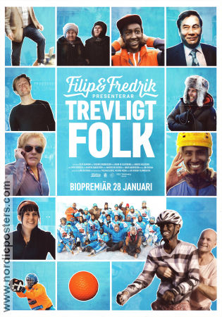 Trevligt folk deluxe 2016 movie poster Fredrik Wikingsson Filip Hammar Patrik Andersson From TV Sports