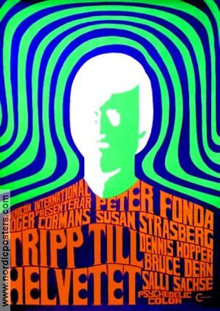 The Trip 1967 movie poster Peter Fonda Susan Strasberg Bruce Dern Roger Corman