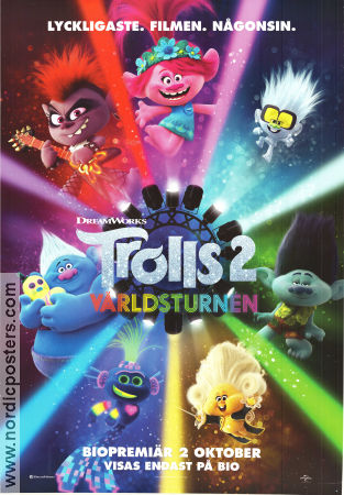 Trolls World Tour 2020 movie poster Anna Kendrick Walt Dohrn Animation