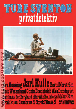 Ture Sventon privatdetektiv 1972 poster Jarl Kulle Pelle Berglund