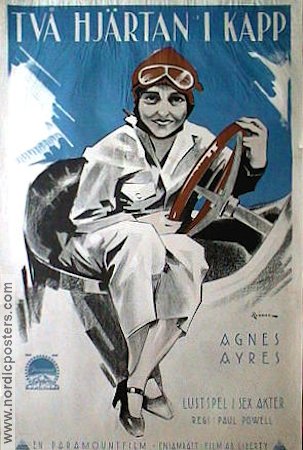 Racing Hearts 1924 movie poster Agnes Ayres