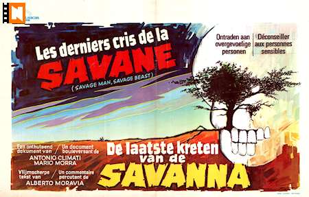 Ultime grida dalla savana 1975 movie poster Antonio Climati Documentaries