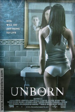 The Unborn 2009 poster Odette Yustman David S Goyer