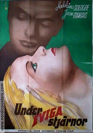L´éternel retour 1945 movie poster Jean Marais Madeleine Sologne