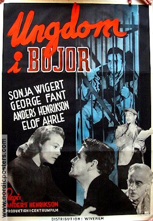 Ungdom i bojor 1942 movie poster Sonja Wigert George Fant Anders Henrikson Elof Ahrle