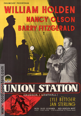 Union Station 1950 poster William Holden Rudolph Maté